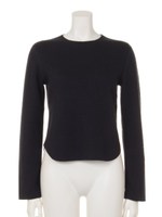 【BED&BREAKFAST】SUPER140 DOUBLE FACE Crew neck/NAVY