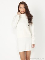 ケーブルTOPニットOP SET UP/L/PNK