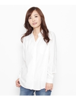 起毛スキッパーシャツ/ブラック(219)