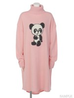 VITAMIN PEPE KNIT ONE-PIECE/BLACK