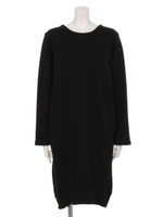 Ｂａｃｋゴムコクーンワンピ/ブラック