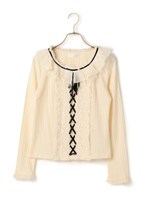 【LIZ LISA】リブピタトップス/ホワイト