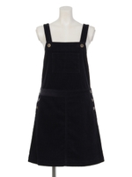 コデュロイジャンパースカート/GREEN