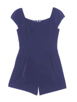 【sw】ベルベットコンビネゾン/ブルー