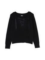 LACE UP KNIT/ブラウン(050)