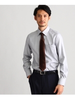 シャークスキンドレスシャツ/ブラック(419)