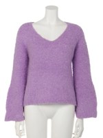 【Omekashi】ブークレVニット/BLACK