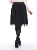 チュールプリーツSK　3/オフ