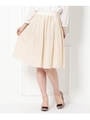 ジョーゼットプリーツスカート/ベージュ(052)