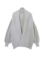 ベーシックコクーンカーディガン/ブラック