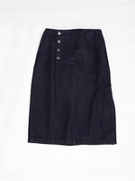 Original indigo skirt/INDIGO-BLUE