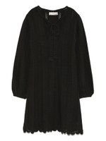 バルーンスリーブニットワンピース/BLU