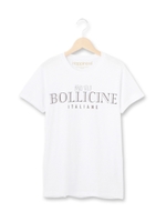 ロゴプリントクルーネックTシャツ/ホワイト(002)