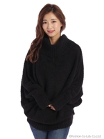 オフタートルドルマンニット/ホワイト