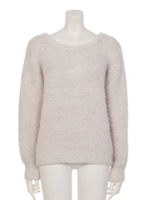 SHAGGY SPONTANEOUS KNIT/NVY