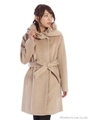 ガウンフェイクウールコート/ベージュ