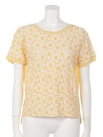 【Aunt Marie's】総レースバックリボンプルオーバー/WHT