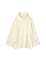 ワイドリブボクシーニット/グレー(020)