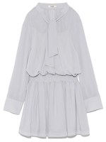 ブラウジングボウタイワンピース/BLK