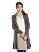 カットコーディガン/ブラウン