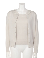 刺繍レーススリーブツイン/ライトグレー