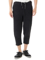 【AZUL by moussy】モールニット8分丈クロップドパンツ/GRY