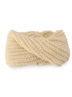 Anna Pugnetti ウールMIXニットスヌード/ホワイト(001)