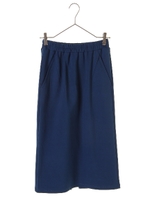 ・バックスリットスカート/グレー