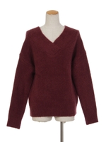 ビッグニットプルオーバー/オフホワイト