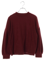 起毛テレコドロップショルダー/ブラック