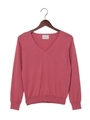 ◇JOC C/R Vネックロングスリーブ プルオーバー 3　/　コアベーシック/LT.Pink