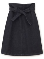 Ａラインデニムスカート/ライトブルー