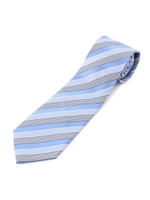 レジメンタルストライプネクタイ/ライトパープル(381)