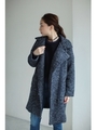 【AZUL by moussy】ライダースコート/T.GRY