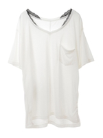 レースＴシャツ/ベージュ