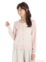 春カラーカーディガン/サックス