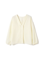 テープフリルブラウス/ホワイト(030)