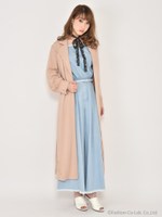 エンブロイダリーコート/ベージュ