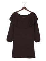 ★JOC ソウバリ 畦ラッフル ワンピース/LT.Blue