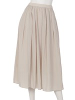 ギャザーマキシスカート/ラベンダー