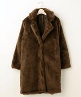 フェイクファーコート