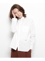ベーシックコットンシャツ/ホワイト系(002)