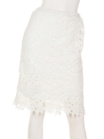 花レーススカート/オフホワイト