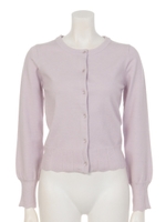 裾スカラカーディガン/ラベンダー