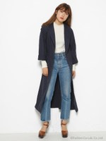 UNSTRAIN LONG GOWN/NVY