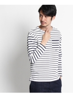 バスクボーダープルオーバー/オリーブグリーン(326)