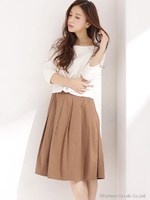 【WEB限定】 17ドッキングワンピース/ベージュ