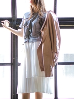 プリーツスカート/WH