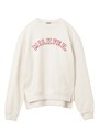 COLLEGE LOGO SWEAT TOP 2/アッシュ