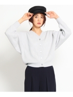 【VERY4月号掲載】[L]Vネックドルマンニットカーディガン/ナチュラル(050)